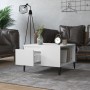 Mesa de centro madera contrachapada blanco 55x55x36,5 cm by , Coffee table - Ref: Foro24-821084, Price: 65,73 €, Discount: %