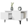 Mesa de centro madera contrachapada blanco 55x55x36,5 cm by , Coffee table - Ref: Foro24-821084, Price: 65,73 €, Discount: %