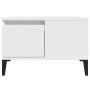 Mesa de centro madera contrachapada blanco 55x55x36,5 cm by , Coffee table - Ref: Foro24-821084, Price: 65,73 €, Discount: %