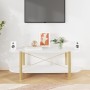 Mesa de centro madera contrachapada blanco 110x48x40 cm by , Coffee table - Ref: Foro24-345687, Price: 71,73 €, Discount: %