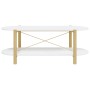 Mesa de centro madera contrachapada blanco 110x48x40 cm by , Coffee table - Ref: Foro24-345687, Price: 71,73 €, Discount: %