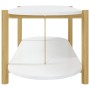 Mesa de centro madera contrachapada blanco 110x48x40 cm by , Coffee table - Ref: Foro24-345687, Price: 71,73 €, Discount: %