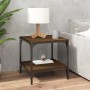 Mesa auxiliar de madera contrachapada marrón roble 40x40x40 cm by , Coffee table - Ref: Foro24-819385, Price: 27,15 €, Discou...