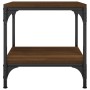 Mesa auxiliar de madera contrachapada marrón roble 40x40x40 cm by , Coffee table - Ref: Foro24-819385, Price: 27,15 €, Discou...