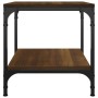 Mesa auxiliar de madera contrachapada marrón roble 40x40x40 cm by , Coffee table - Ref: Foro24-819385, Price: 27,15 €, Discou...