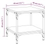 Mesa auxiliar de madera contrachapada marrón roble 40x40x40 cm by , Coffee table - Ref: Foro24-819385, Price: 27,15 €, Discou...