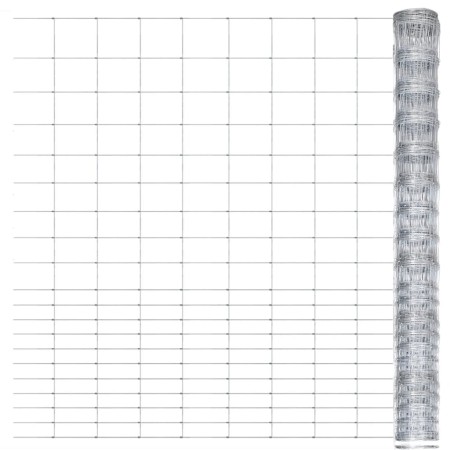 Valla de jardín de acero galvanizado plateado 50x1,6 m by , fence panels - Ref: Foro24-149510, Price: 130,75 €, Discount: %