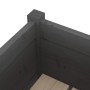 Jardineras 2 unidades madera maciza de pino gris 31x31x70 cm von , Töpfe und Pflanzgefäße - Ref: Foro24-810784, Preis: 38,28 ...
