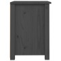 Mesita de noche madera maciza de pino gris 40x35x49 cm de , Mesitas de noche - Ref: Foro24-813713, Precio: 54,09 €, Descuento: %