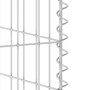 Muro gaviones para contenedor basura galvanizado 254x100x110 cm von , Halterungen für Abfallbehälter - Ref: Foro24-151300, Pr...