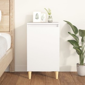 Mesita de noche madera contrachapada blanca 40x35x70 cm by , Nightstands - Ref: Foro24-819628, Price: 44,84 €, Discount: %