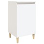Mesita de noche madera contrachapada blanca 40x35x70 cm by , Nightstands - Ref: Foro24-819628, Price: 45,34 €, Discount: %