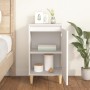 Mesita de noche madera contrachapada blanca 40x35x70 cm by , Nightstands - Ref: Foro24-819628, Price: 45,34 €, Discount: %