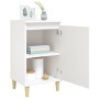 Mesita de noche madera contrachapada blanca 40x35x70 cm by , Nightstands - Ref: Foro24-819628, Price: 45,34 €, Discount: %