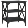 Mesa auxiliar madera contrachapada negro 40x42x50 cm by , Side tables - Ref: Foro24-825772, Price: 43,03 €, Discount: %