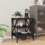 Mesa auxiliar madera contrachapada negro 40x42x50 cm by , Side tables - Ref: Foro24-825772, Price: 43,03 €, Discount: %