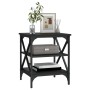 Mesa auxiliar madera contrachapada negro 40x42x50 cm by , Side tables - Ref: Foro24-825772, Price: 43,03 €, Discount: %