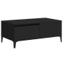 Mesa de centro madera contrachapada negro 90x50x36,5 cm by , Coffee table - Ref: Foro24-821117, Price: 73,17 €, Discount: %