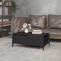 Mesa de centro madera contrachapada negro 90x50x36,5 cm by , Coffee table - Ref: Foro24-821117, Price: 73,17 €, Discount: %