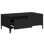 Mesa de centro madera contrachapada negro 90x50x36,5 cm by , Coffee table - Ref: Foro24-821117, Price: 73,17 €, Discount: %