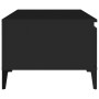 Mesa de centro madera contrachapada negro 90x50x36,5 cm by , Coffee table - Ref: Foro24-821117, Price: 73,17 €, Discount: %
