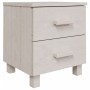 Mesita de noche HAMAR madera pino maciza blanco 40x35x44,5 cm by , Nightstands - Ref: Foro24-340405, Price: 49,74 €, Discount: %