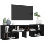 Mueble de TV madera contrachapada negro 149x30x52 cm von , TV-Möbel - Ref: Foro24-808360, Preis: 82,38 €, Rabatt: %