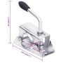 Abrazadera para rueda jockey acero galvanizado 13,5x6,5x14 cm von , Anhänger für Güter und Transport - Ref: Foro24-152244, Pr...