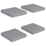 Estantes flotantes de pared 4 uds MDF gris 23x23,5x3,8 cm by , Shelves and shelves - Ref: Foro24-323846, Price: 40,62 €, Disc...