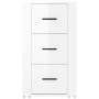 Aparador de madera contrachapada blanco brillante 40x33x70 cm by , Sideboards - Ref: Foro24-819422, Price: 62,97 €, Discount: %