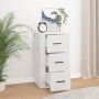 Aparador de madera contrachapada blanco brillante 40x33x70 cm by , Sideboards - Ref: Foro24-819422, Price: 62,97 €, Discount: %