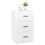 Aparador de madera contrachapada blanco brillante 40x33x70 cm by , Sideboards - Ref: Foro24-819422, Price: 62,97 €, Discount: %