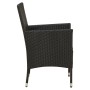 Set comedor de jardín 9 piezas y cojines ratán sintético negro de , Conjuntos de jardín - Ref: Foro24-3094871, Precio: 779,92...