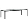 Set comedor de jardín 9 piezas y cojines ratán sintético negro de , Conjuntos de jardín - Ref: Foro24-3094871, Precio: 779,92...