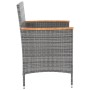 Set de comedor de jardín 5 pzas y cojines ratán sintético gris de , Conjuntos de jardín - Ref: Foro24-3094934, Precio: 419,33...