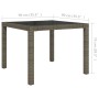 Set de comedor de jardín 5 pzas y cojines ratán sintético gris de , Conjuntos de jardín - Ref: Foro24-3094934, Precio: 419,33...