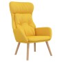 Sillón de relax con taburete tela amarillo mostaza by , Armchairs - Ref: Foro24-3097757, Price: 143,68 €, Discount: %