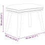 Sillón de relax con taburete tela marrón by , Armchairs - Ref: Foro24-3097885, Price: 133,75 €, Discount: %
