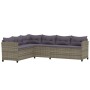 Set de sofás de jardín 6 piezas y cojines ratán sintético gris by , Garden sets - Ref: Foro24-3098169, Price: 890,50 €, Disco...
