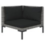 Set muebles jardín 9 pzas y cojines ratán sintético gris oscuro de , Conjuntos de jardín - Ref: Foro24-3099809, Precio: 707,9...