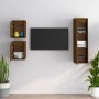 Muebles para TV 3 piezas madera maciza de pino marrón miel von , TV-Möbel - Ref: Foro24-3100167, Preis: 109,42 €, Rabatt: %