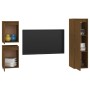 Muebles para TV 3 piezas madera maciza de pino marrón miel von , TV-Möbel - Ref: Foro24-3100167, Preis: 109,42 €, Rabatt: %