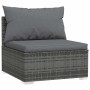 Set de muebles de jardín 6 pzas y cojines ratán sintético gris de , Conjuntos de jardín - Ref: Foro24-3101717, Precio: 716,24...