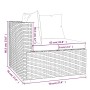 Set de muebles de jardín 6 pzas y cojines ratán sintético gris de , Conjuntos de jardín - Ref: Foro24-3101717, Precio: 716,24...