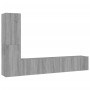 Set de muebles para TV 4 pzas madera contrachapada gris Sonoma von , TV-Möbel - Ref: Foro24-3114316, Preis: 134,35 €, Rabatt: %