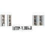 Set de muebles para TV 6 piezas madera contrachapada blanco von , TV-Möbel - Ref: Foro24-3114342, Preis: 300,42 €, Rabatt: %