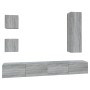 Set de muebles para TV 5 pzas madera contrachapada gris Sonoma von , TV-Möbel - Ref: Foro24-3114452, Preis: 173,11 €, Rabatt: %