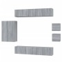 Set de muebles para TV 8 pzas madera contrachapada gris Sonoma von , TV-Möbel - Ref: Foro24-3114492, Preis: 254,87 €, Rabatt: %