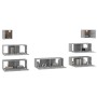 Set de muebles para TV 7 pzas madera contrachapada gris Sonoma von , TV-Möbel - Ref: Foro24-3114548, Preis: 213,36 €, Rabatt: %