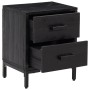 Mesitas de noche 2 uds madera maciza de pino negro 36x30x45 cm de , Mesitas de noche - Ref: Foro24-3120339, Precio: 173,73 €,...